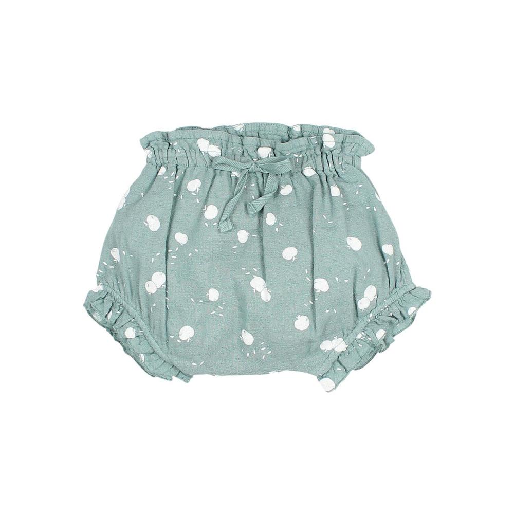 NEW BÚHO kids girls apple bloomers in sea pine